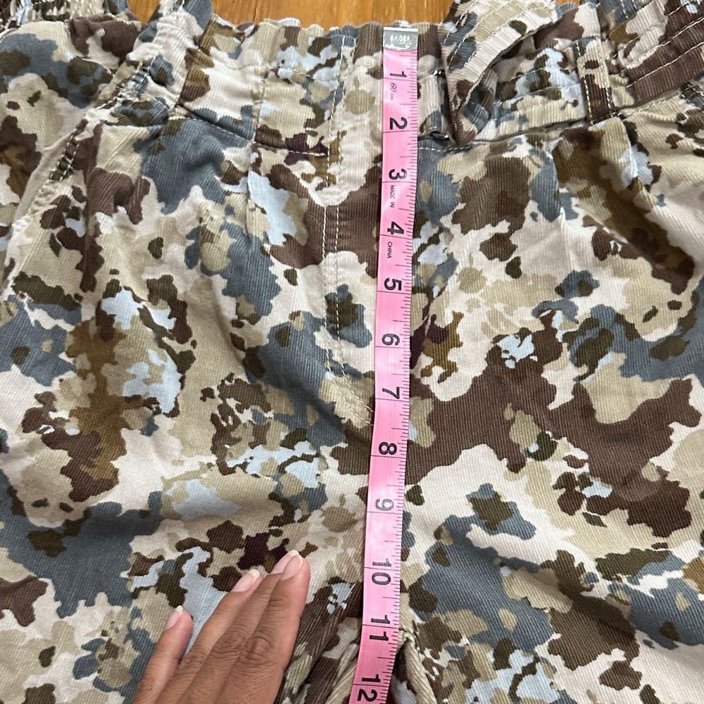 Zara Kids Girls Camouflage Joggers - Brown and Cream - Picture 5 of 8